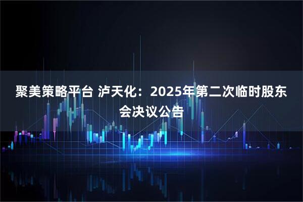 聚美策略平台 泸天化：2025年第二次临时股东会决议公告